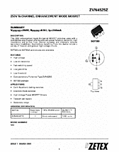 DataSheet ZVN4525Z pdf