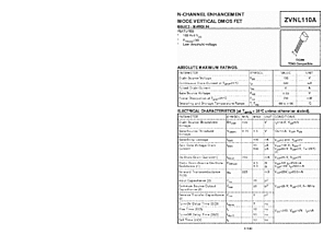 DataSheet ZVNL110A pdf