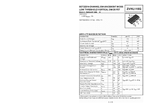 DataSheet ZVNL110G pdf