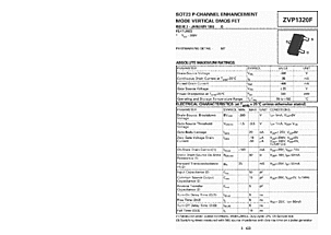 DataSheet ZVP1320F pdf