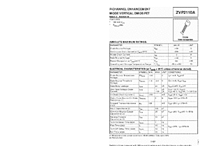 DataSheet ZVP2110A pdf