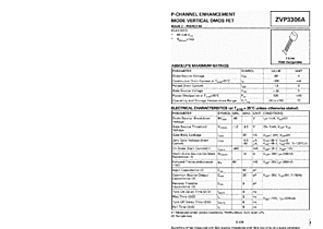 DataSheet ZVP3306A pdf