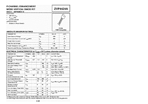 DataSheet ZVP4424A pdf