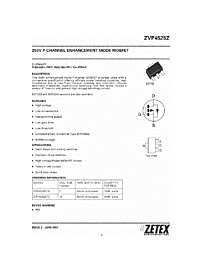 DataSheet ZVP4525Z pdf