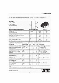 DataSheet ZXM41N10F pdf