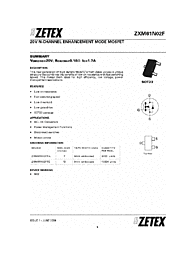 DataSheet ZXM61N02F pdf