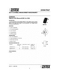 DataSheet ZXM61P02F pdf