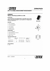 DataSheet ZXM62P02E6 pdf