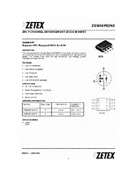 DataSheet ZXM66P02N8 pdf