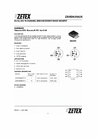 DataSheet ZXMD63N02X pdf