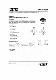 DataSheet ZXMD63P02X pdf