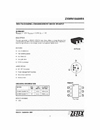 DataSheet ZXMN10A08E6 pdf