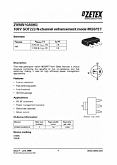 DataSheet ZXMN10A08G pdf