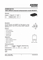 DataSheet ZXMN10A11K pdf