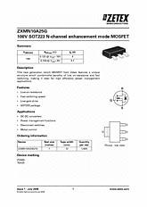 DataSheet ZXMN10A25G pdf