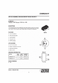 DataSheet ZXMN2A01F pdf