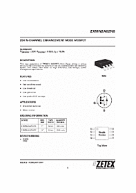 DataSheet ZXMN2A02N8 pdf