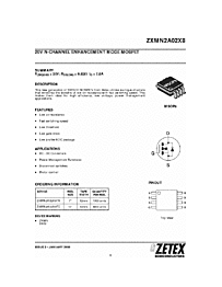 DataSheet ZXMN2A02X8 pdf