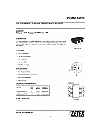 DataSheet ZXMN2A03E6 pdf