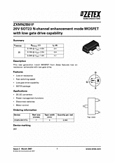 DataSheet ZXMN2B01F pdf