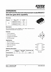 DataSheet ZXMN2B03E6 pdf