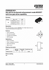 DataSheet ZXMN2B14FH pdf