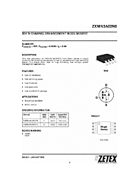 DataSheet ZXMN3A02N8 pdf