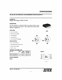 DataSheet ZXMN3A04DN8 pdf