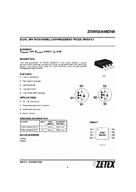 DataSheet ZXMN3A06DN8 pdf