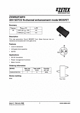 DataSheet ZXMN3F30FH pdf