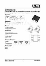 DataSheet ZXMN3F31DN8 pdf