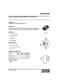 DataSheet ZXMN4A06G pdf