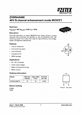 DataSheet ZXMN4A06K pdf