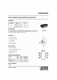 DataSheet ZXMN6A08E6 pdf