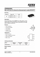 DataSheet ZXMN6A09G pdf