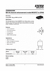 DataSheet ZXMN6A09K pdf