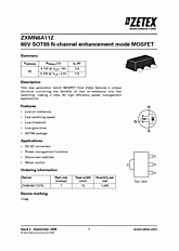 DataSheet ZXMN6A11Z pdf