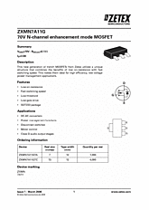 DataSheet ZXMN7A11G pdf