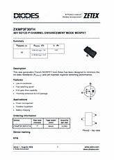 DataSheet ZXMP3F30FH pdf