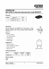 DataSheet ZXMP6A16K pdf