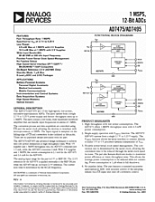 DataSheet AD7475 pdf