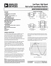 DataSheet AD8030 pdf