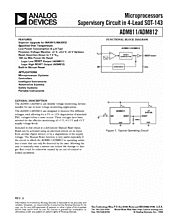 DataSheet ADM812 pdf