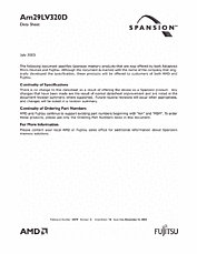 DataSheet Am29LV320D pdf