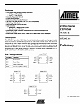 DataSheet AT24C11 pdf