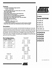 DataSheet AT24C16 pdf