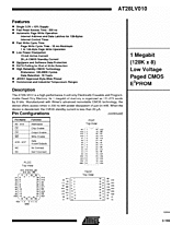 DataSheet AT28LV010 pdf