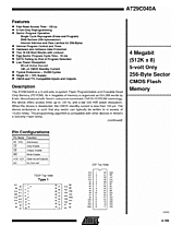 DataSheet AT29C040A pdf
