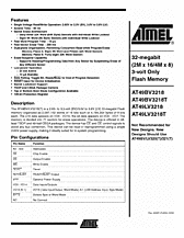 DataSheet AT49BV3218T pdf