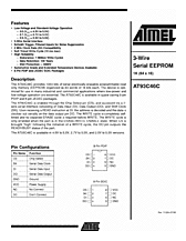 DataSheet AT93C46C pdf